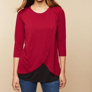 Pull Over Tulip Hem Nursing Shirt